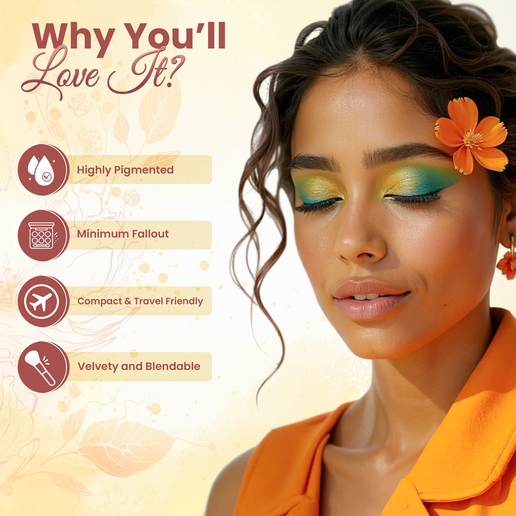 GLAM21 Floral Hues Eyeshadow Palette