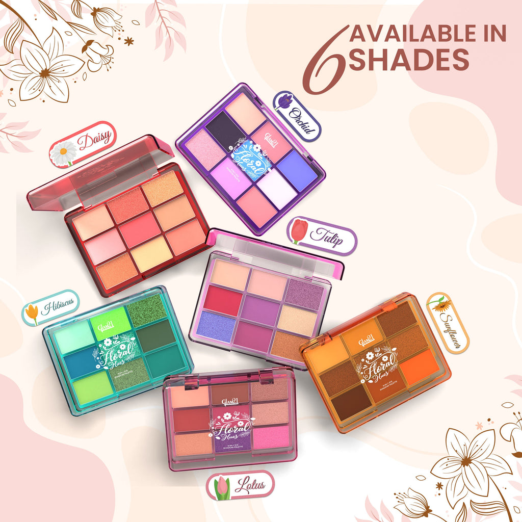 GLAM21 Floral Hues Eyeshadow Palette