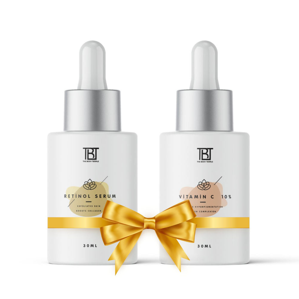 The Body Temple Retinol 0.3% & Vitamin C 10% (30Ml Each - Pack Of 1)