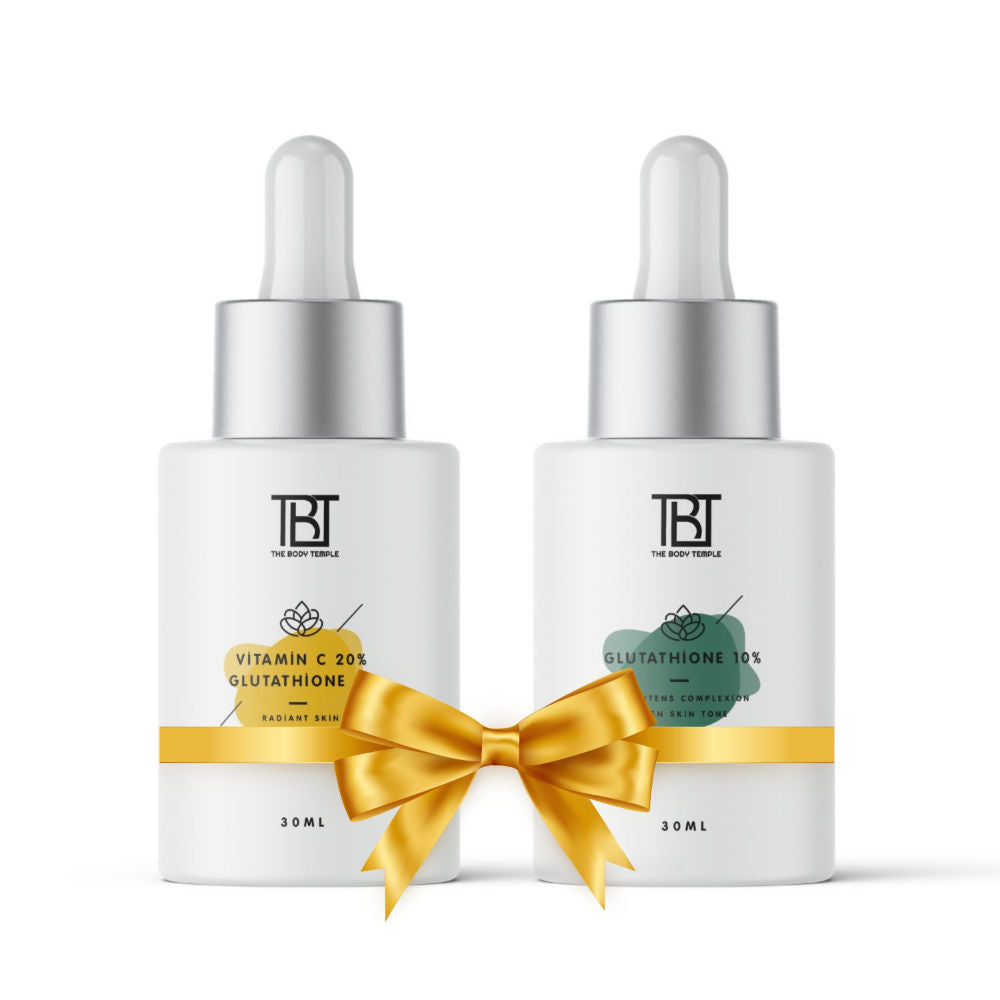 The Body Temple Vitamin C 20% + L-Glutathione 5% & Glutathione 10% (30Ml Each - Pack Of 1)