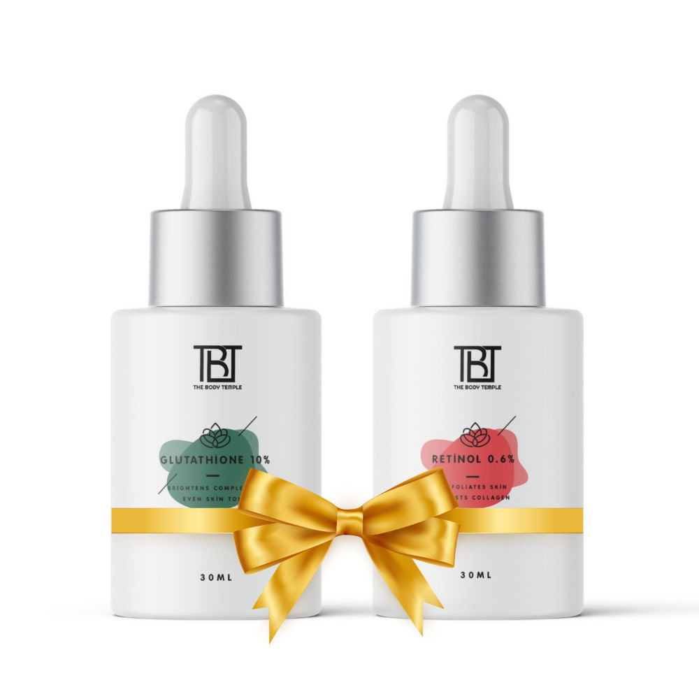 The Body Temple Glutathione 10% & Retinol 0.6% (30Ml Each - Pack Of 1)