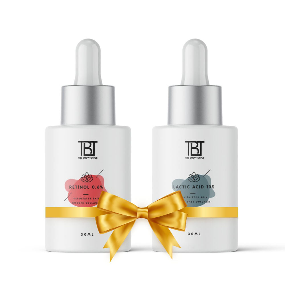 The Body Temple Retinol 0.6% & Lactic Acid 10% (30Ml Each - Pack Of 1)