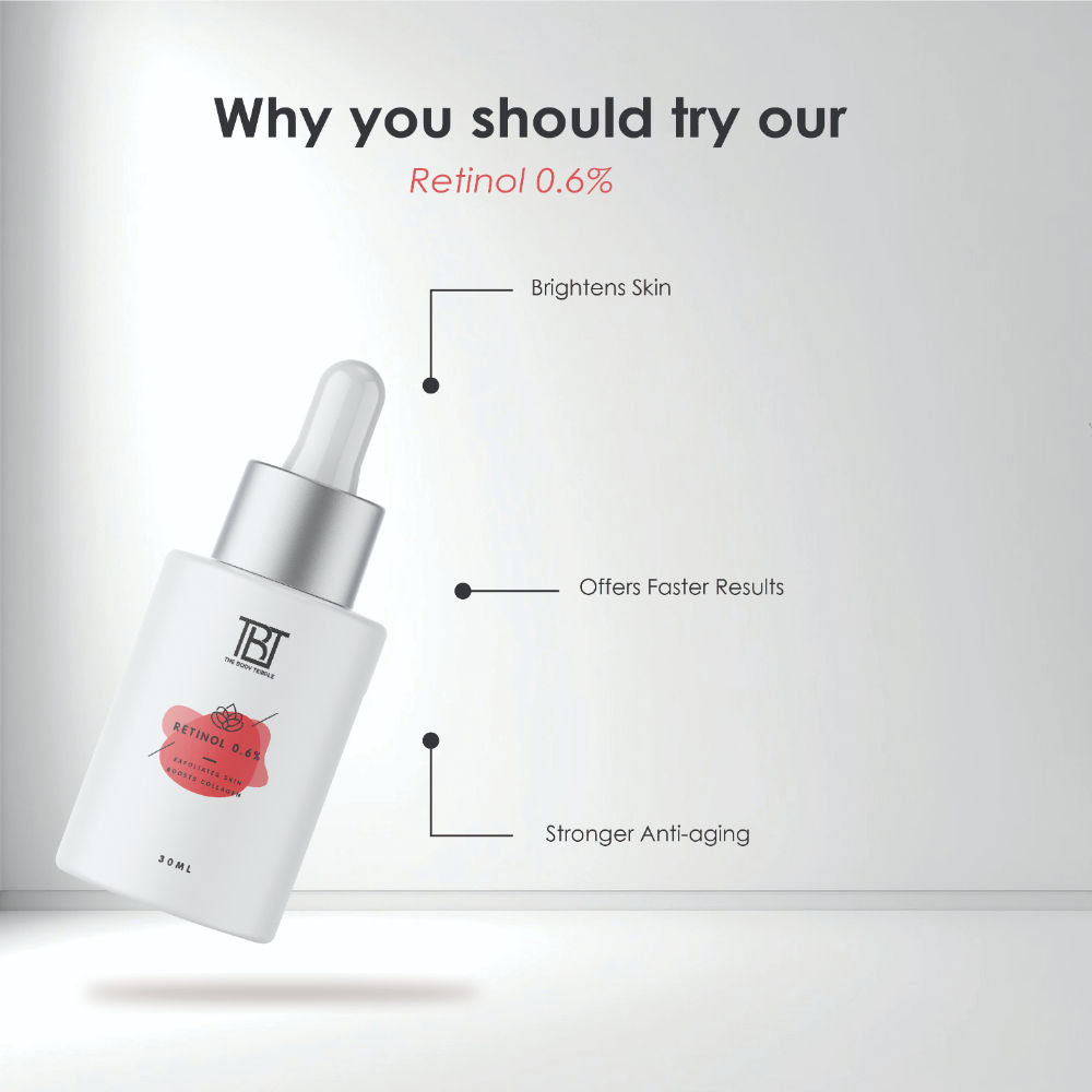 The Body Temple Retinol 0.6% & Lactic Acid 10% (30Ml Each - Pack Of 1)