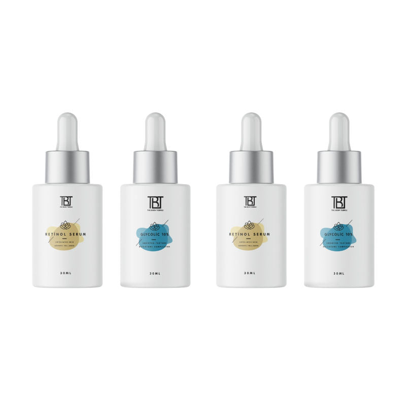 The Body Temple Retinol 0.3% & Glycolic Acid 10% (30Ml Each - Pack Of 1)