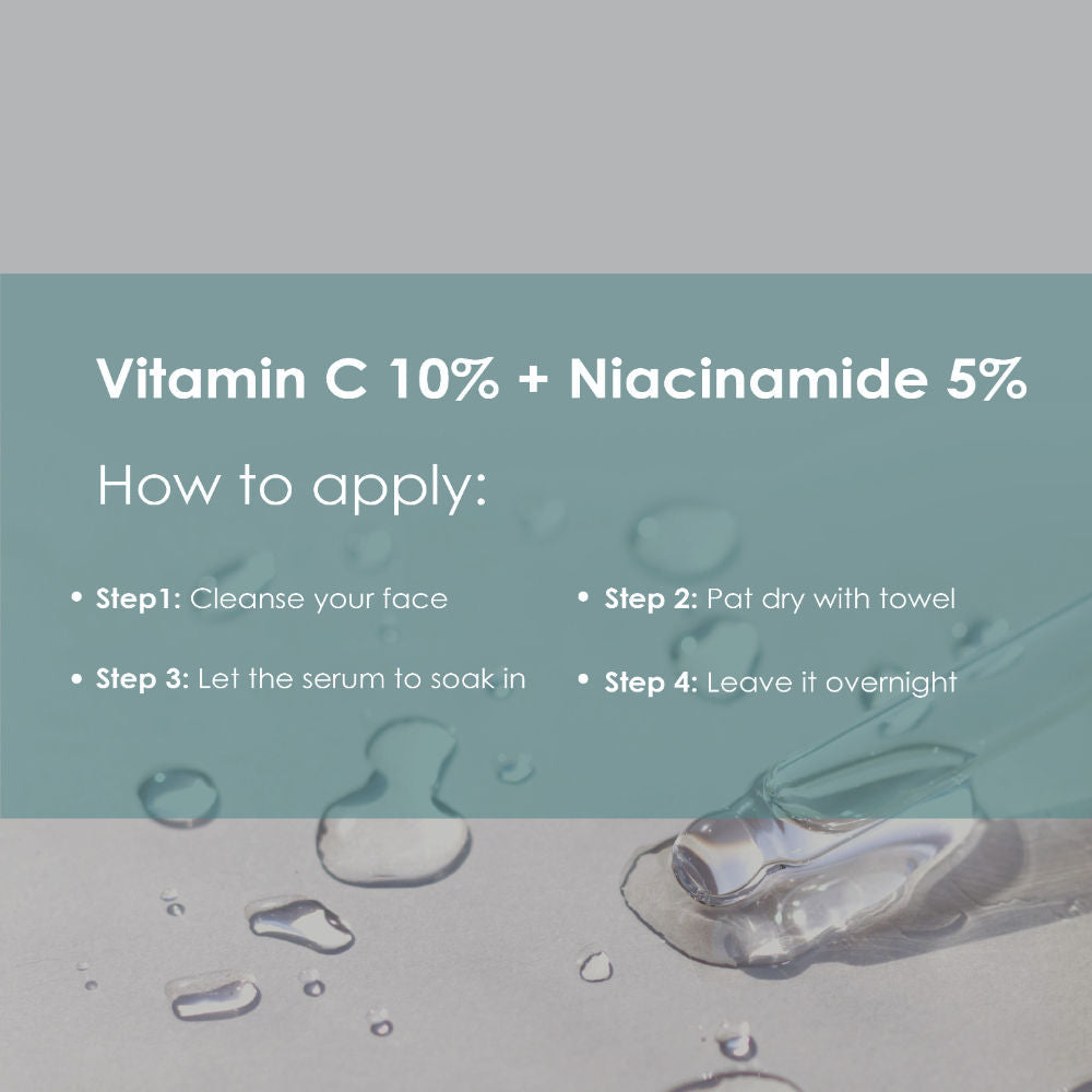 The Body Temple Vitamin C 10% & Vitamin C 10% + Niacinamide 5% (30Ml Each - Pack Of 1)