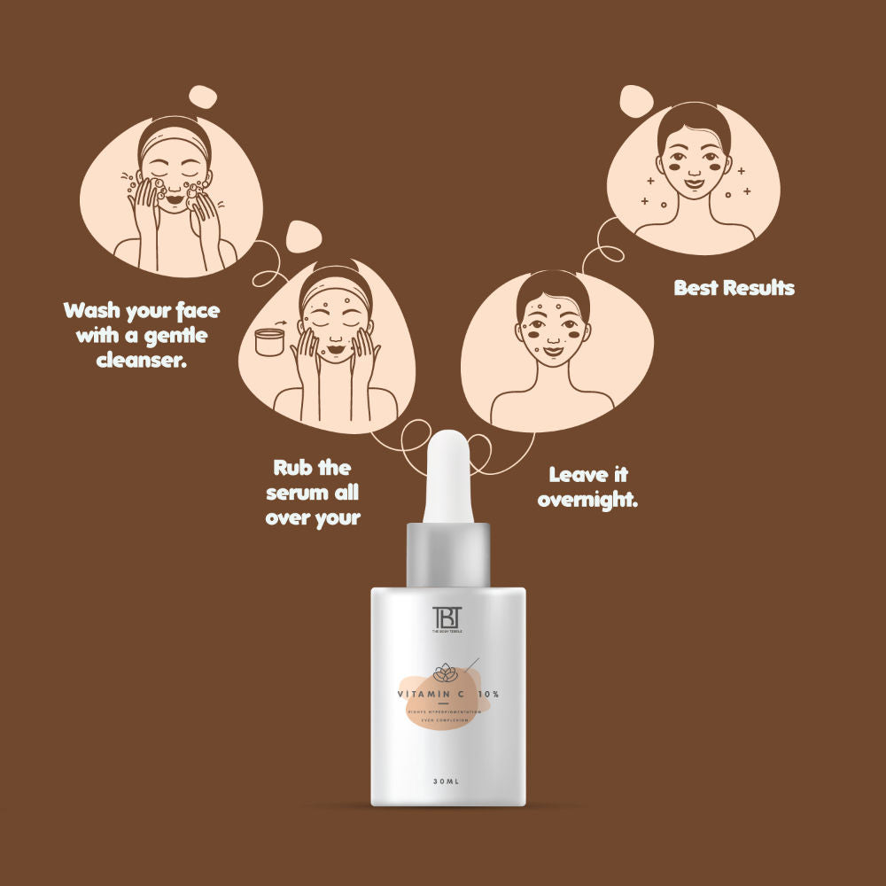 The Body Temple Vitamin C 10% & Vitamin C 10% + Niacinamide 5% (30Ml Each - Pack Of 1)