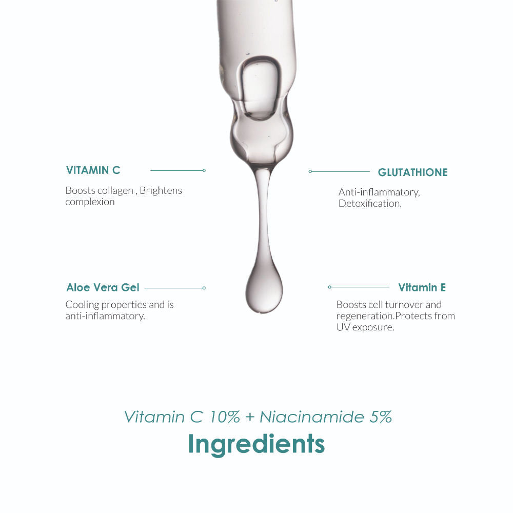 The Body Temple Vitamin C 10% & Niacinamide 5% + Retinol 0.6% (30Ml Each - Pack Of 1)