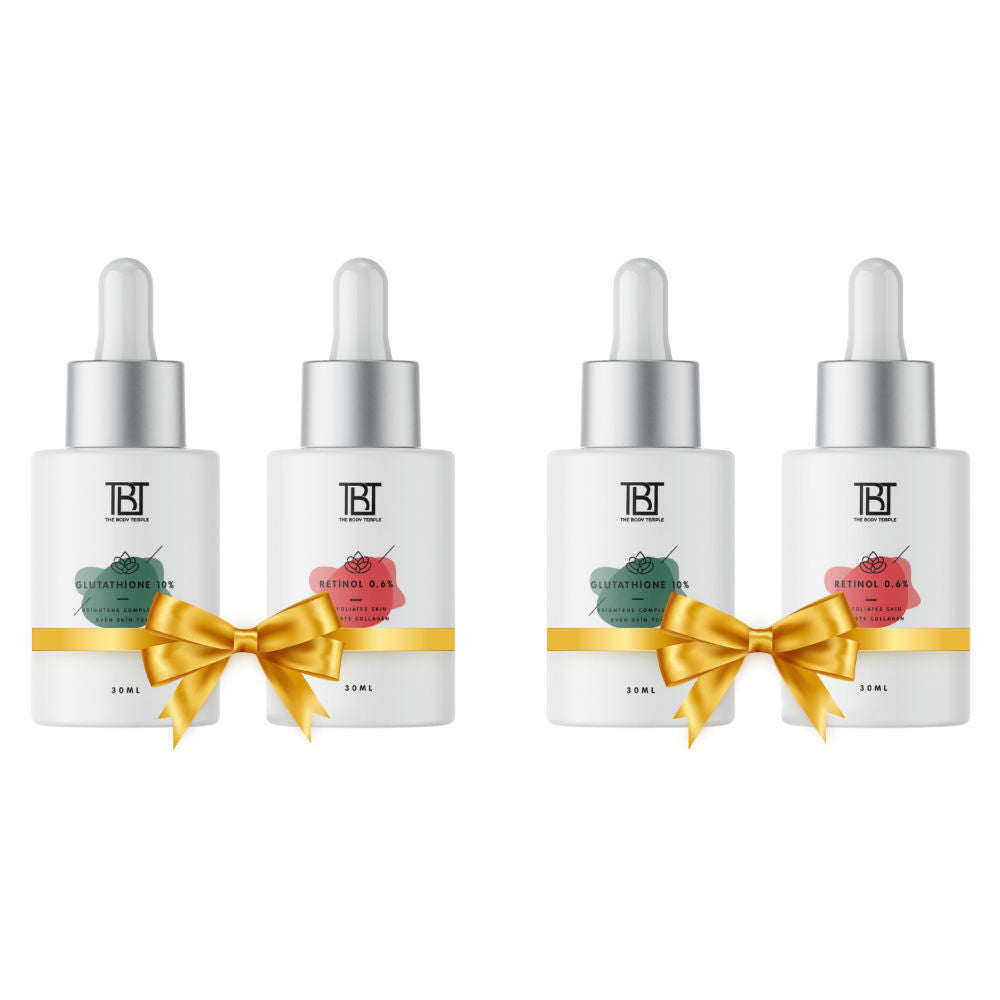 The Body Temple Glutathione 10% & Retinol 0.6% (30Ml Each - Pack Of 1)