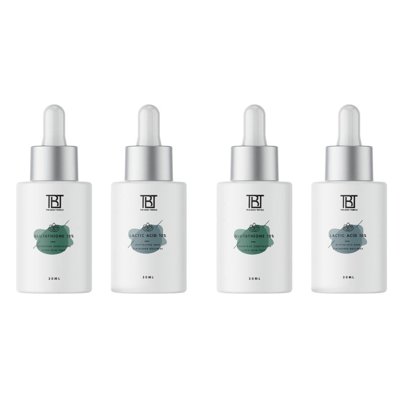 The Body Temple Glutathione 10% & Lactic Acid 10% (30Ml Each - Pack Of 1)