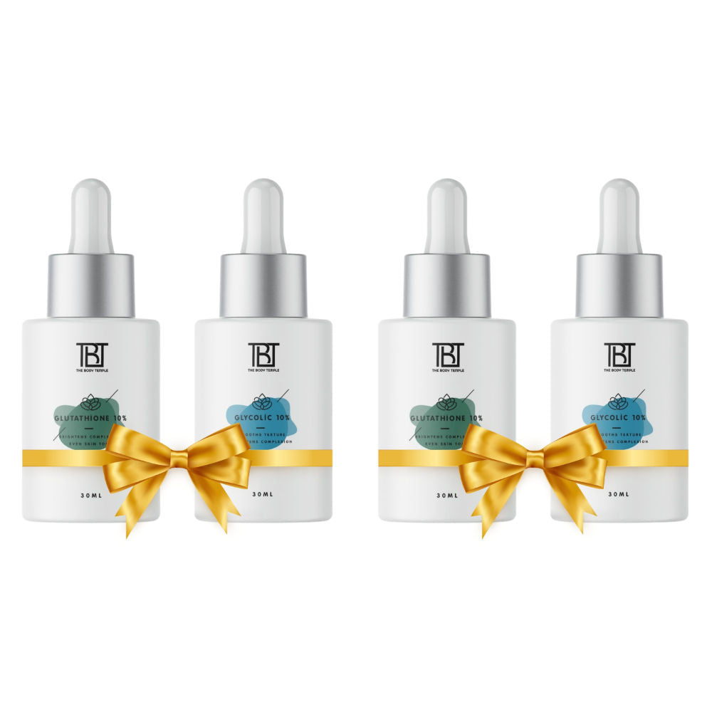 The Body Temple Glutathione 10% & Glycolic Acid 10% (30Ml Each - Pack Of 1)