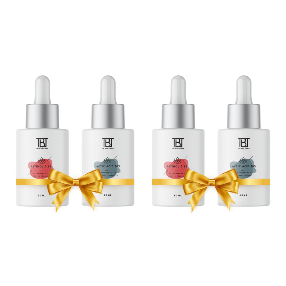 The Body Temple Retinol 0.6% & Lactic Acid 10% (30Ml Each - Pack Of 1)