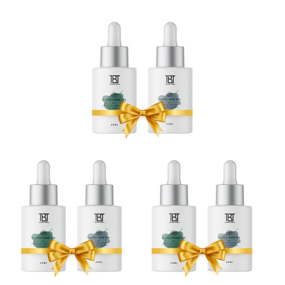 The Body Temple Glutathione 10% & Lactic Acid 10% (30Ml Each - Pack Of 1)