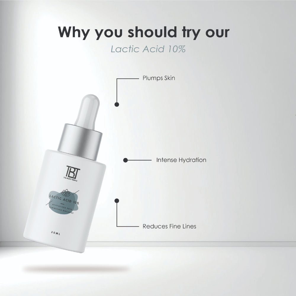 The Body Temple Lactic Acid 10% & Glycolic Acid 10% (30Ml Each - Pack Of 1)