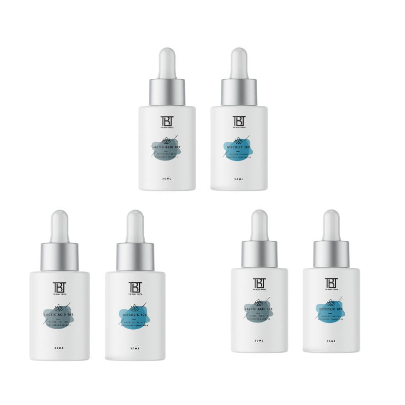 The Body Temple Lactic Acid 10% & Glycolic Acid 10% (30Ml Each - Pack Of 1)