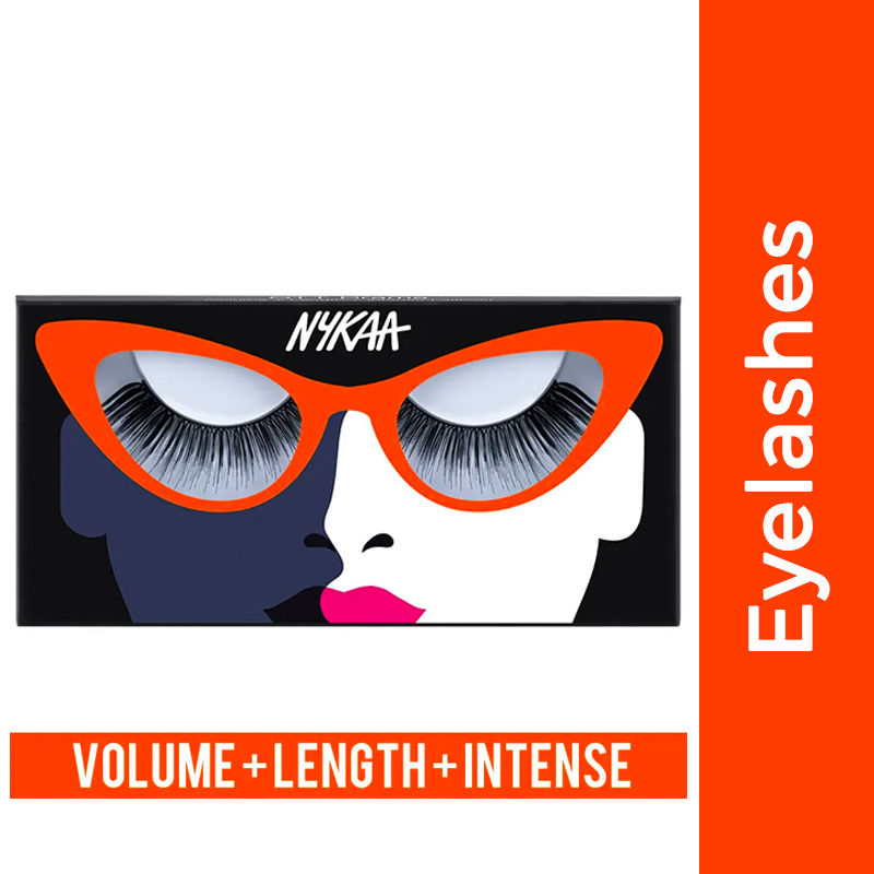 Nykaa Lash Talk Lightweight, Long & Volumizing Natural False Eyelash - Turn Up The Drama (1pcs)