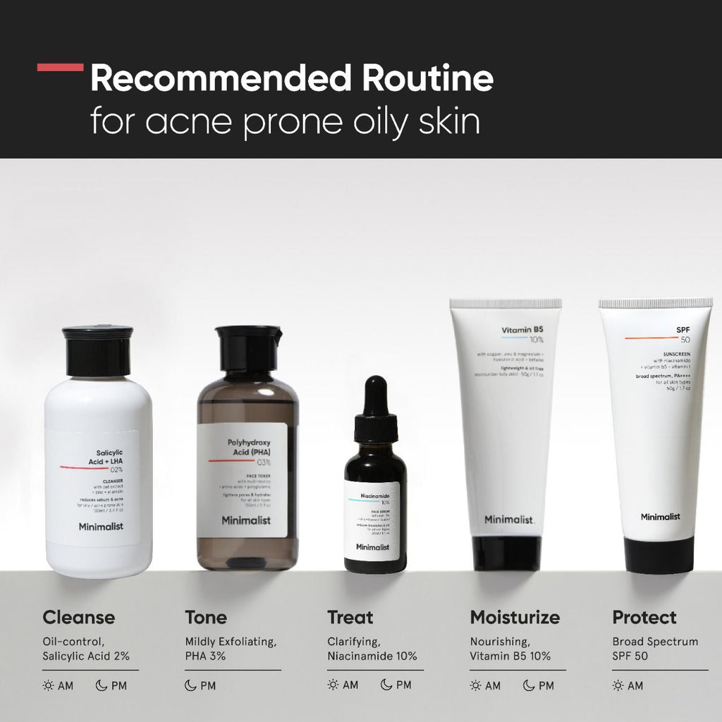 Minimalist 2% Salicylic Acid + LHA Face Cleanser With Zinc For Reducing Sebum & Acne