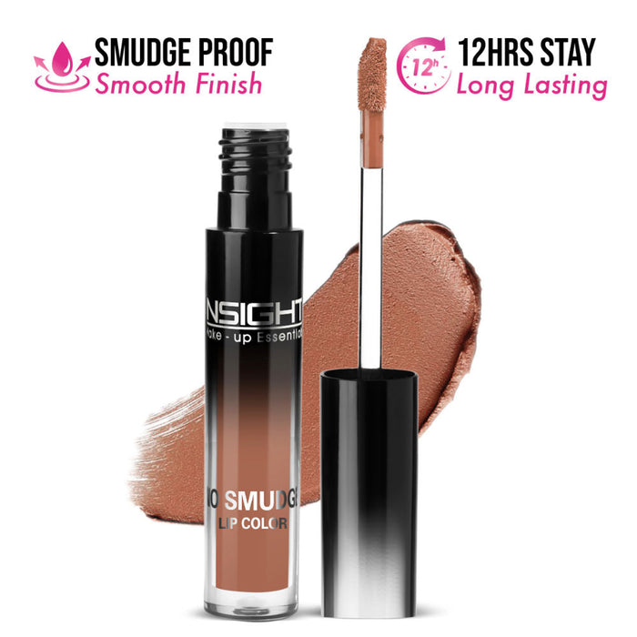 Insight Cosmetics No Smudge Lip Color, 12hr Long Wear Creamy Velvet Finish, Transfer Proof Formula