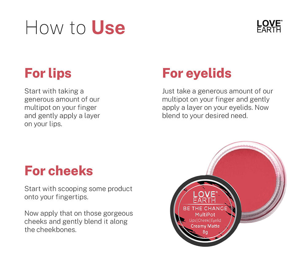 Love Earth Multipot Lip and Cheek Tint