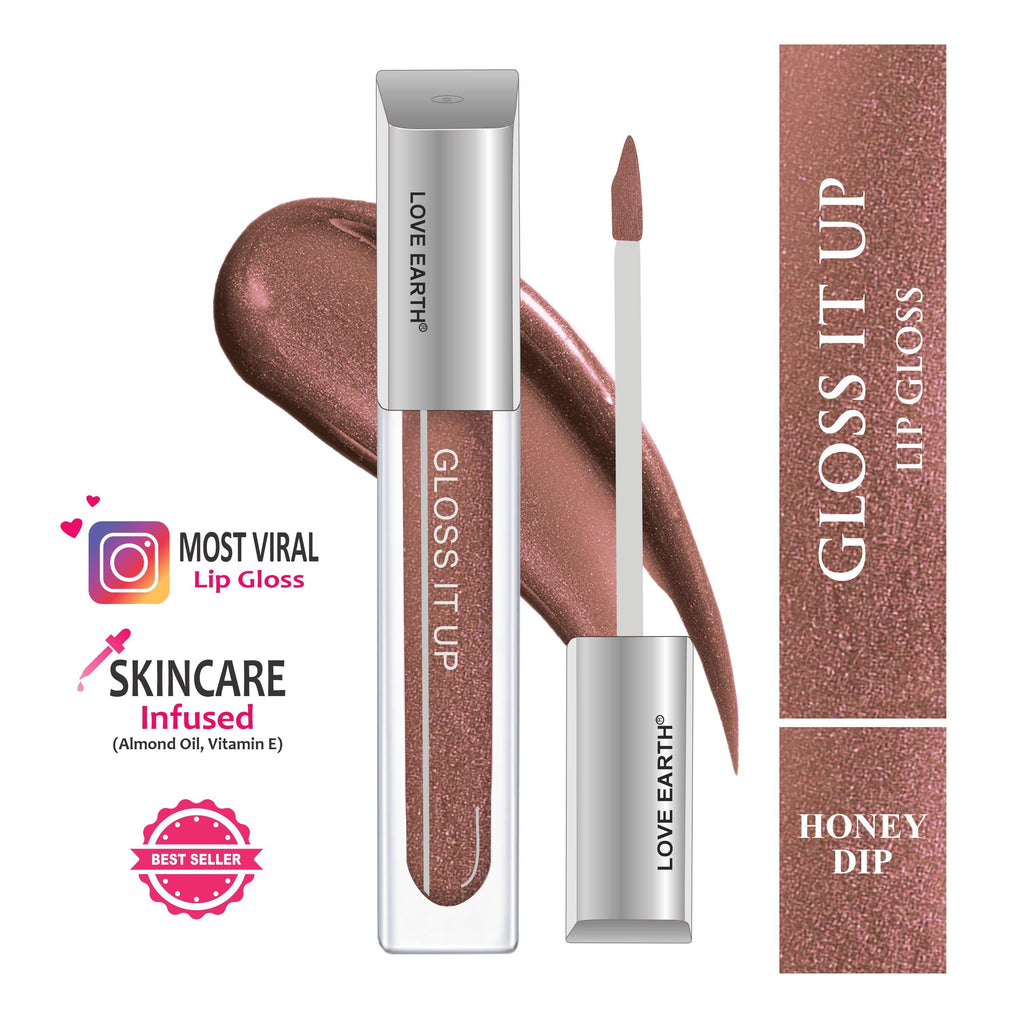 Love Earth Lip Gloss High Shine And Glossy Finish