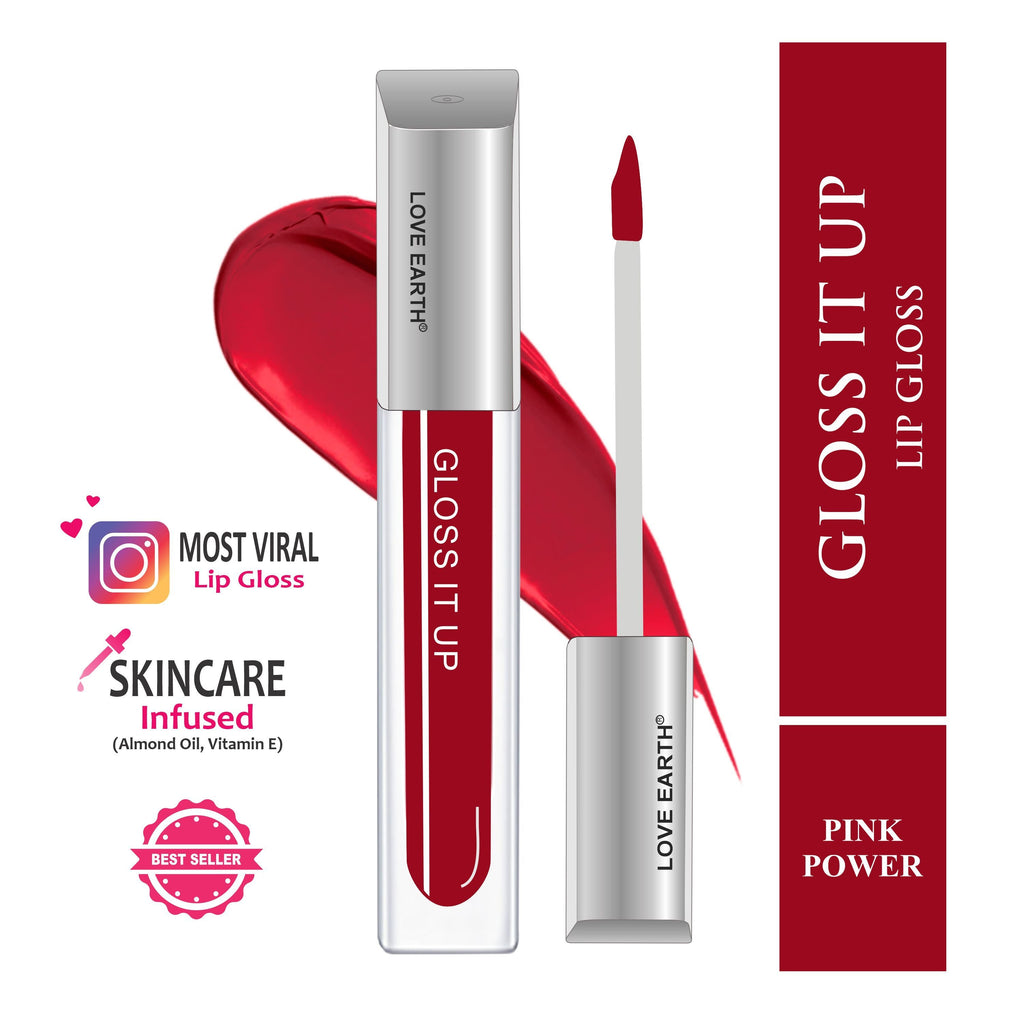 Love Earth Lip Gloss High Shine And Glossy Finish