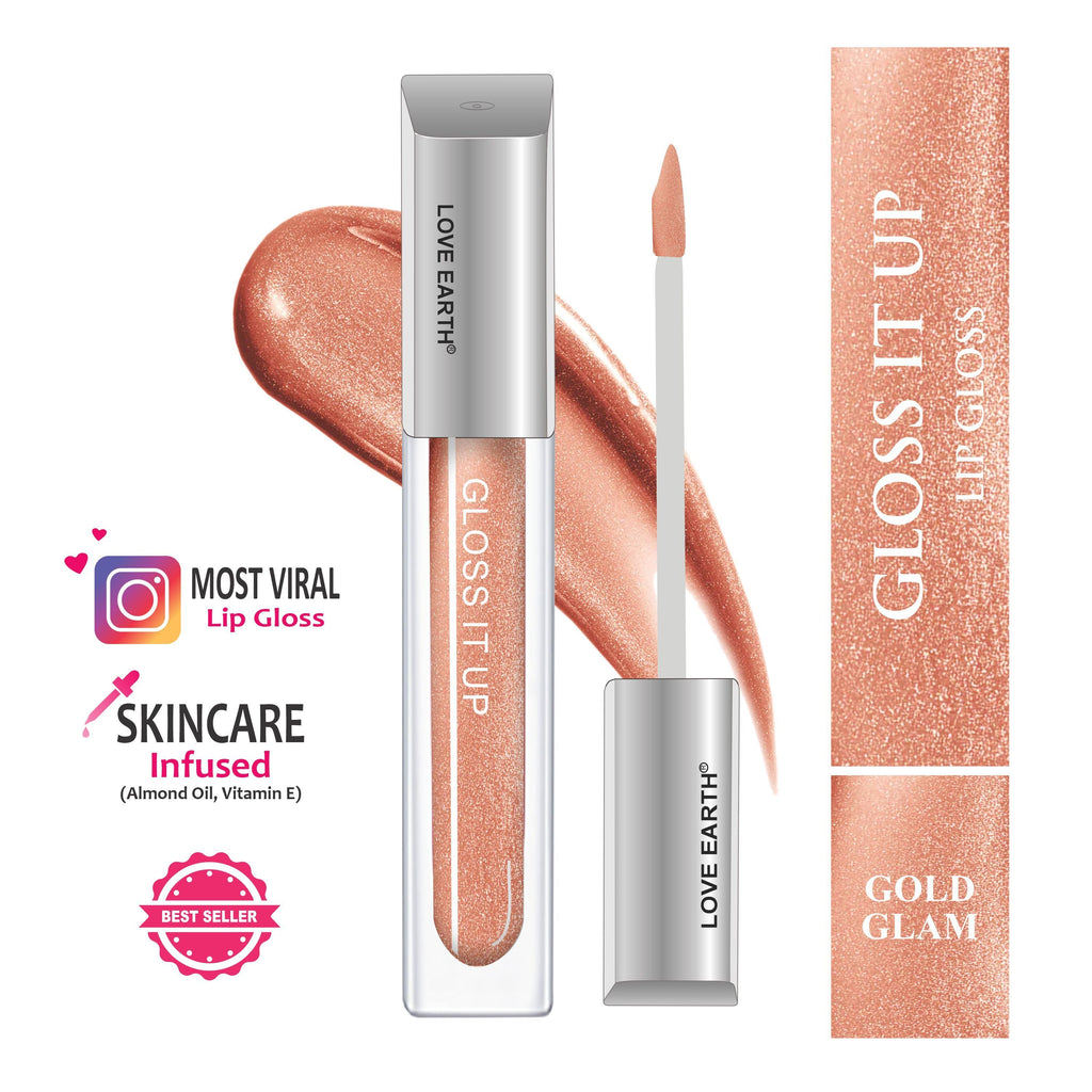 Love Earth Lip Gloss High Shine And Glossy Finish