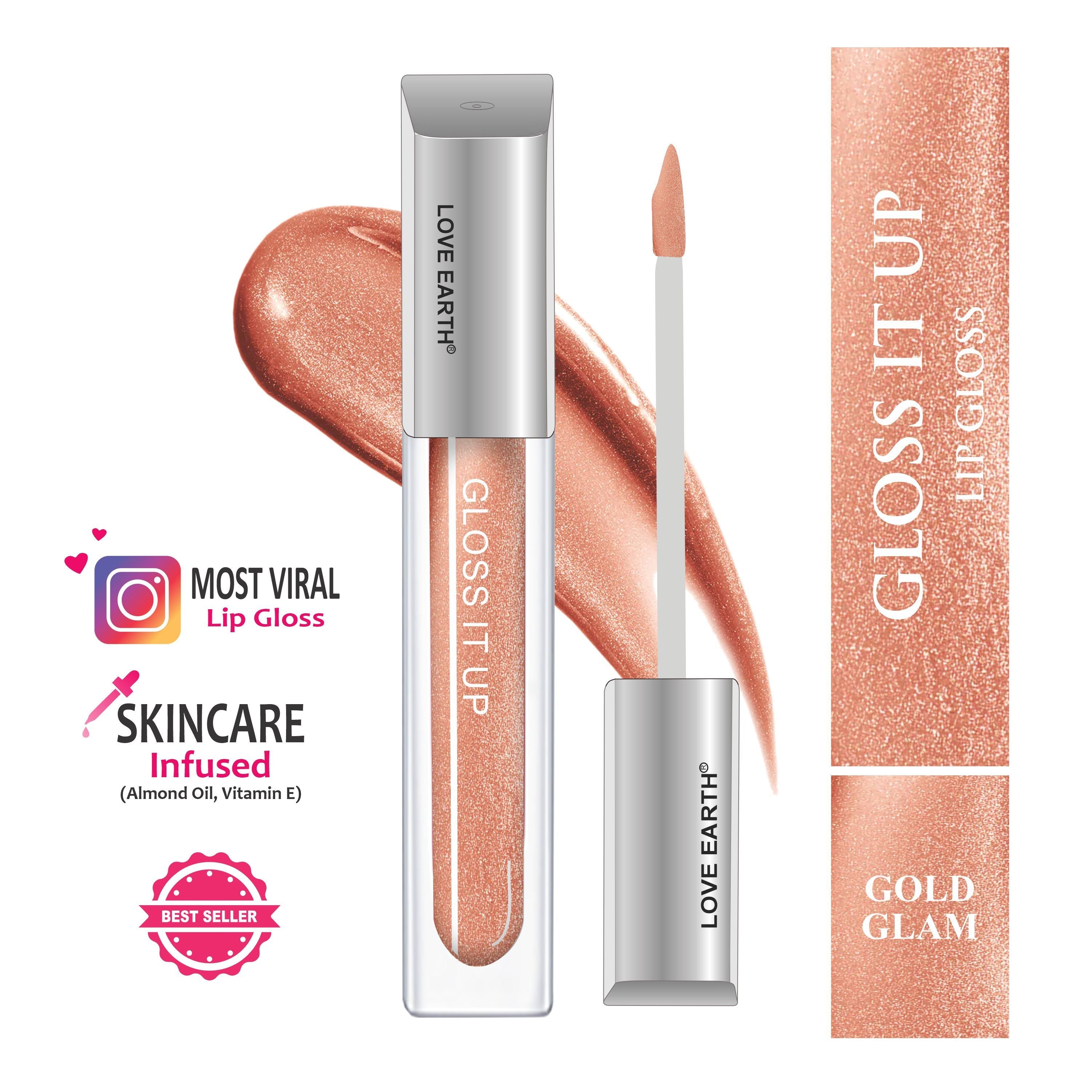 Love Earth Lip Gloss High Shine And Glossy Finish