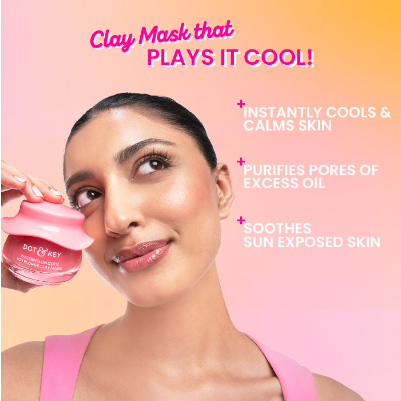 Dot & Key Watermelon Cool Icy Plunge Clay Mask