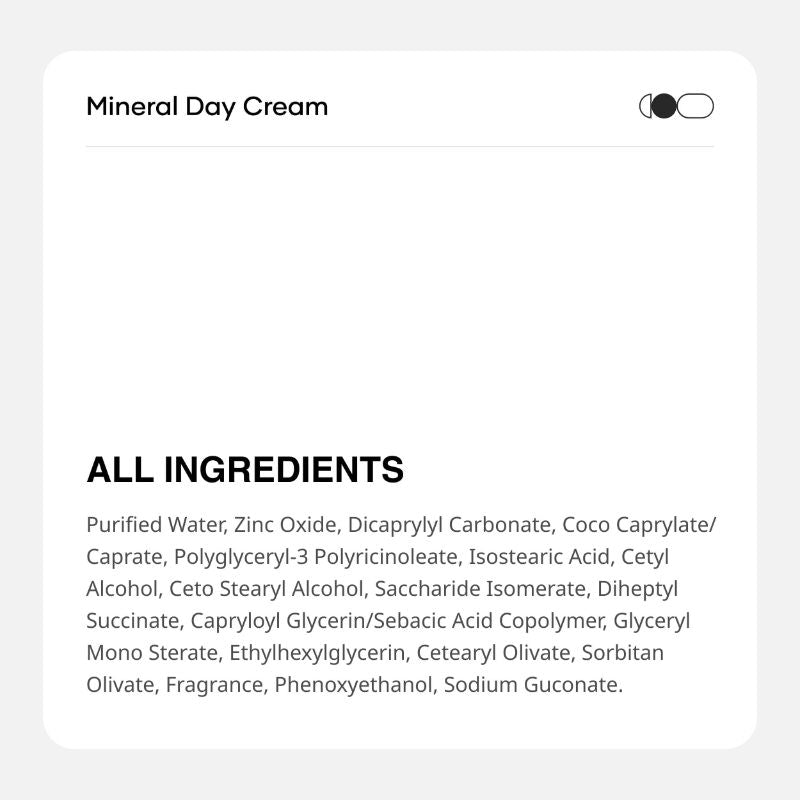 Cureskin Mineral Sunscreen Day Cream Matte Finish SPF 30 PA+++ Broad Spectrum UVA, UVB & IR