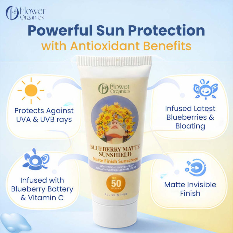 Flower Organics Sunshield SPF 50 PA ++++