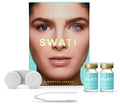 Swati Cosmetics Coloured Contact Lenses Turquoise 6 months Power 0.00