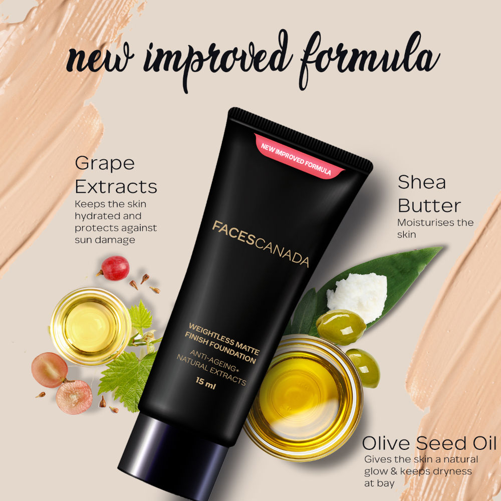 Faces Canada Mini Weightless Matte Finish Foundation