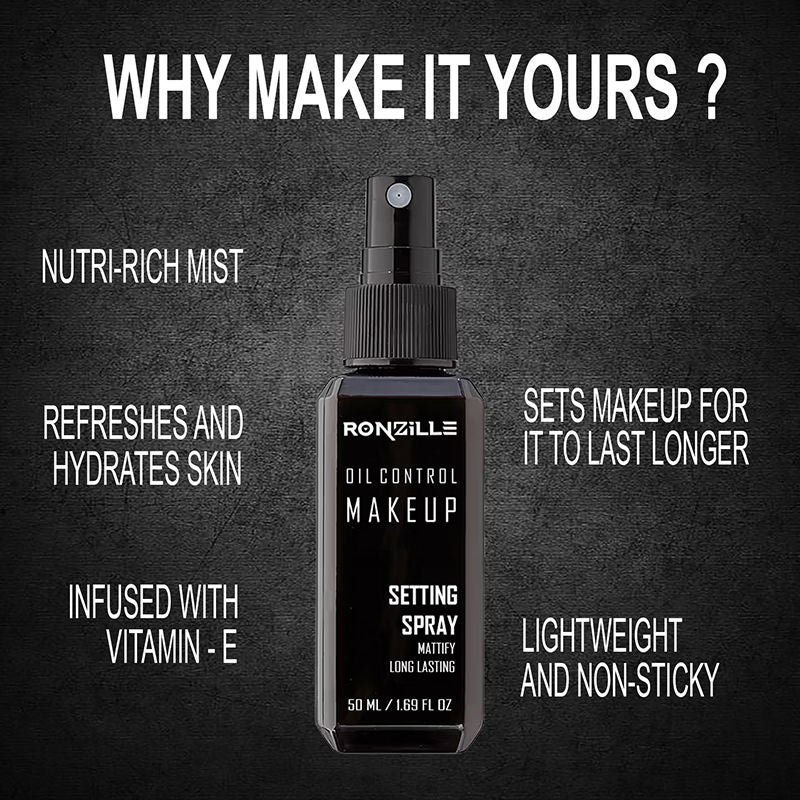 Ronzille Oil Control Makeup Setting Spary