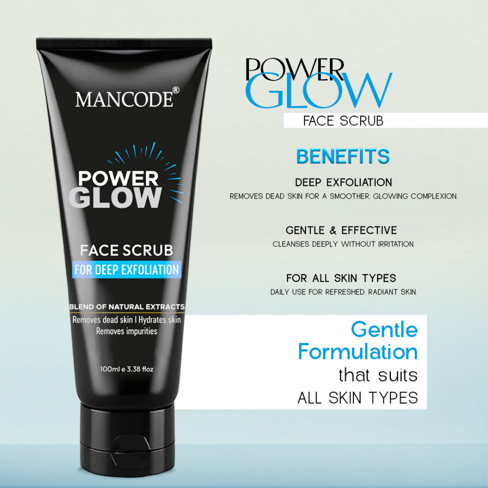 ManCode Power Glow Face Scrub For Men