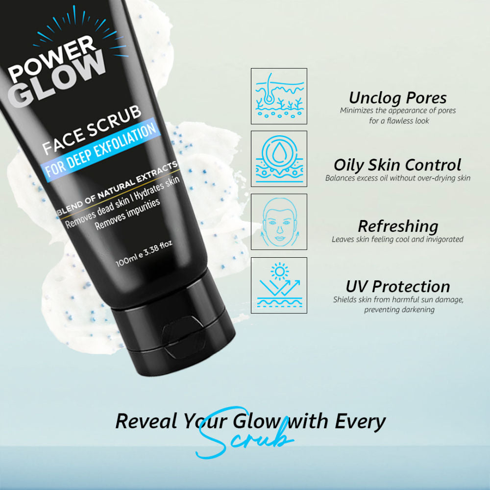 ManCode Power Glow Face Scrub For Men