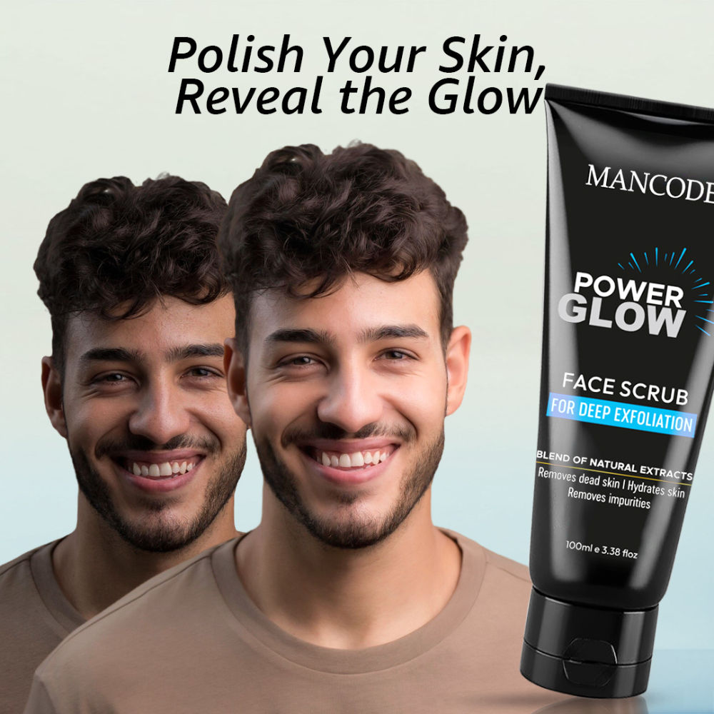 ManCode Power Glow Face Scrub For Men