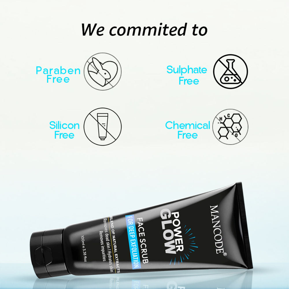 ManCode Power Glow Face Scrub For Men