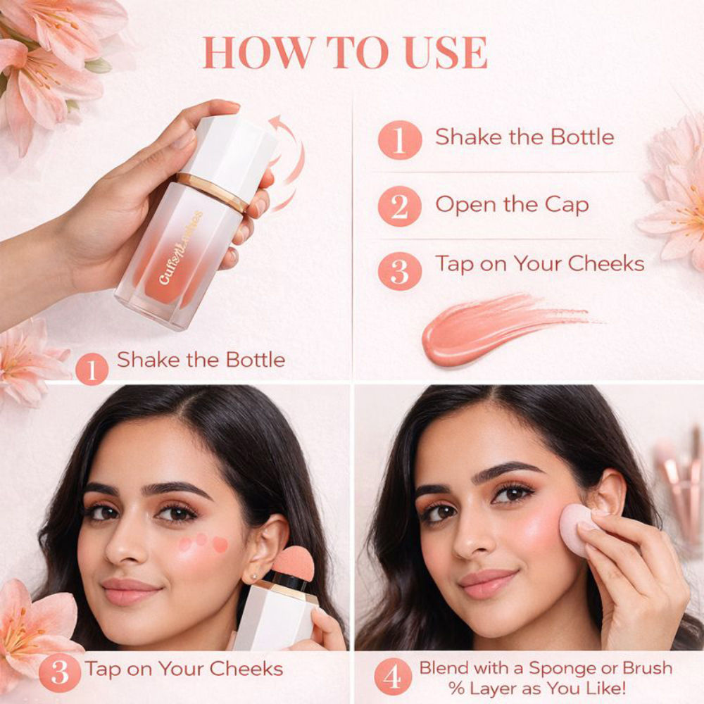 CUFFS N LASHES After Glow Liquid Blush