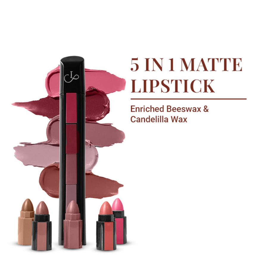 CUFFS N LASHES Penta 5 In 1 Matte Lipstick