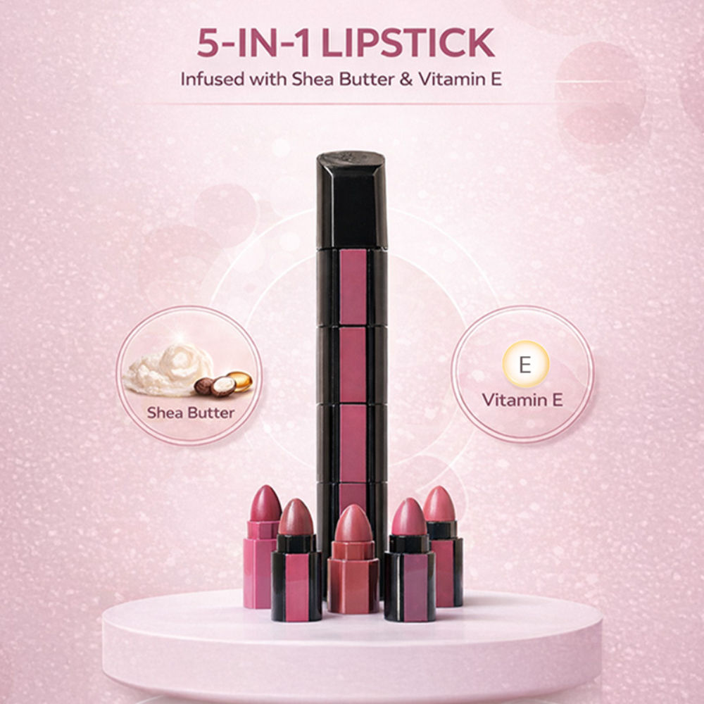 CUFFS N LASHES Penta 5 In 1 Matte Lipstick