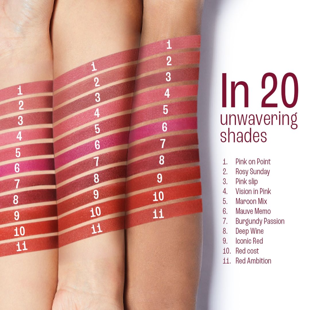 Lakme 9To5 Lip Tattoo Matte Slim Stick