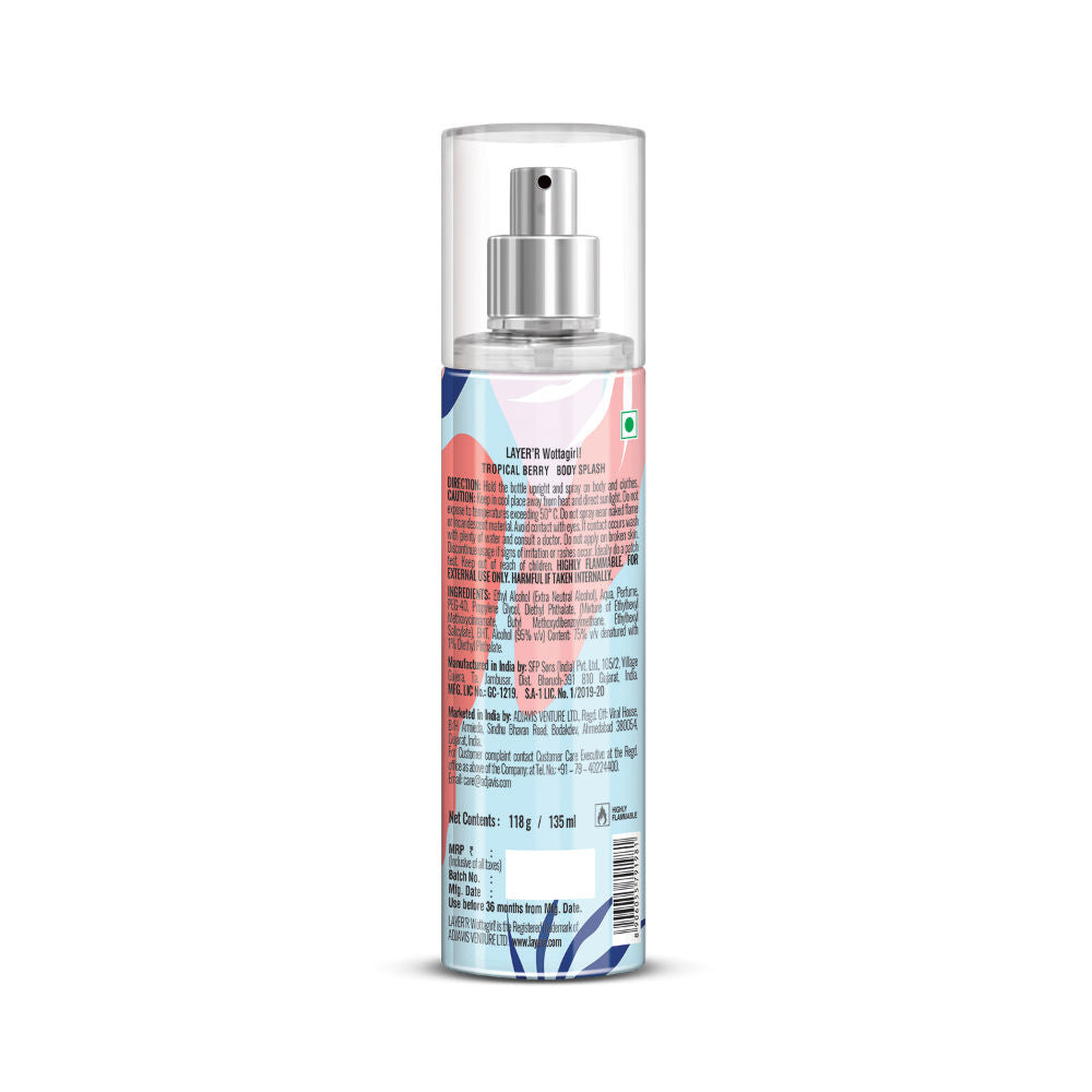 Layer'r Wottagirl! Tropical Berry Body Splash For Her