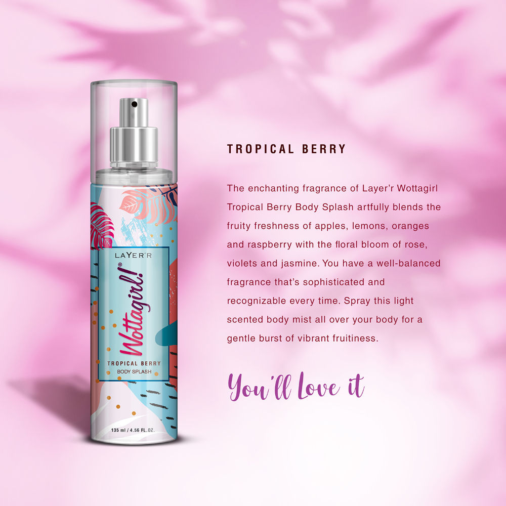Layer'r Wottagirl! Tropical Berry Body Splash For Her
