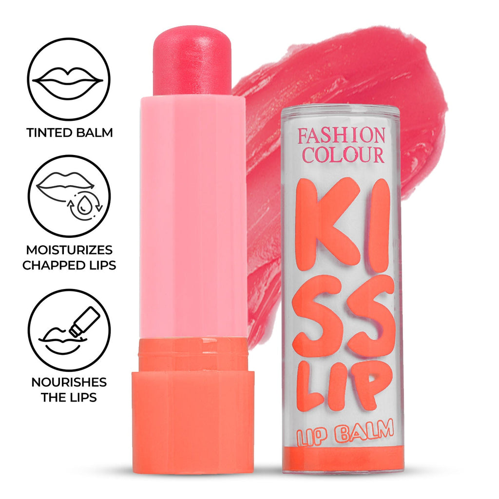 Fashion Colour Kiss Lip Lip Balm with Shea Butter