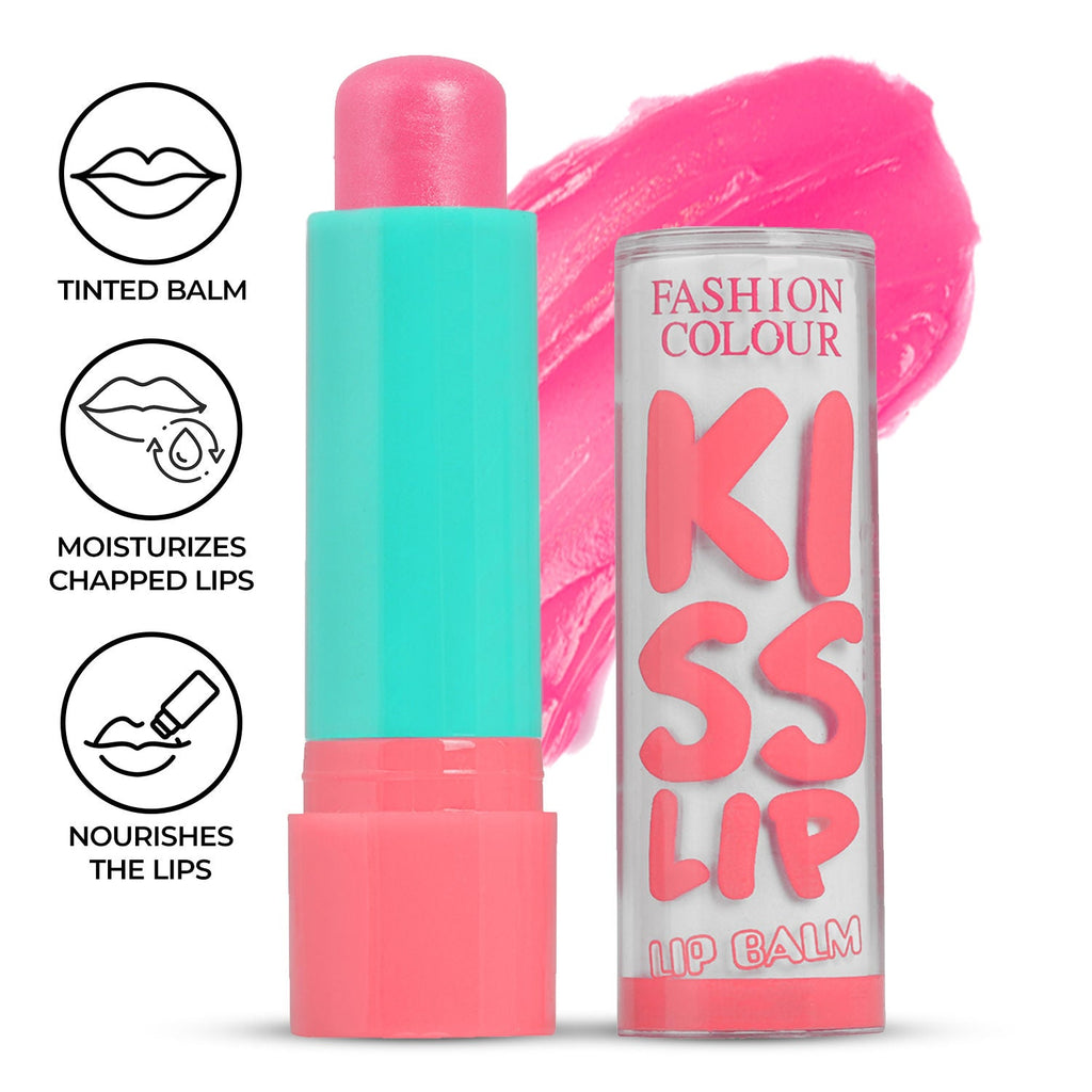Fashion Colour Kiss Lip Lip Balm with Shea Butter