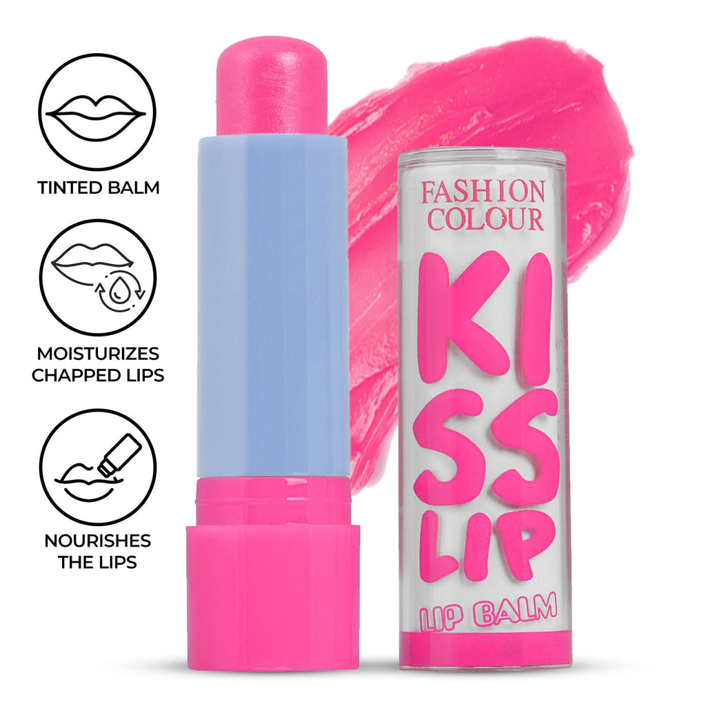 Fashion Colour Kiss Lip Lip Balm with Shea Butter