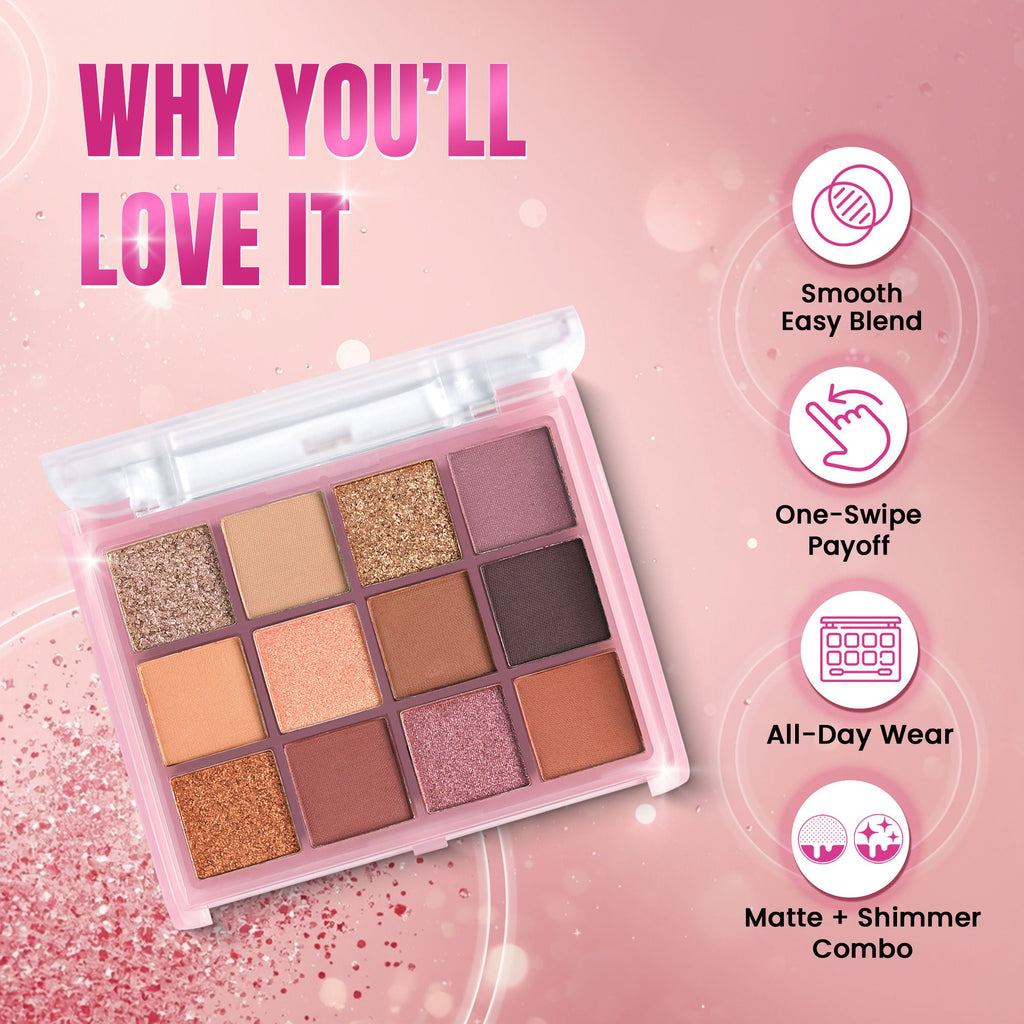 Fashion Colour Te Amo 12 Shade Eyeshadow Palette