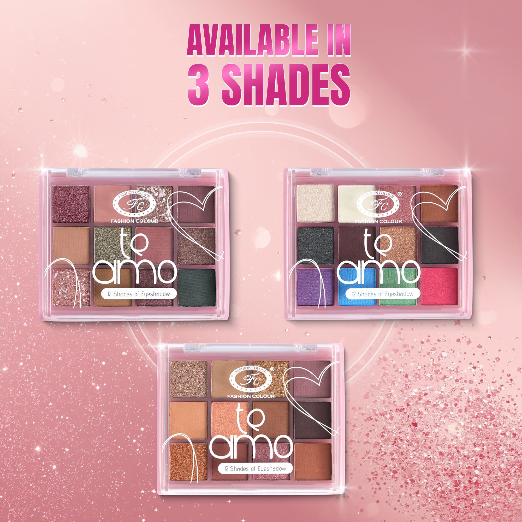 Fashion Colour Te Amo 12 Shade Eyeshadow Palette
