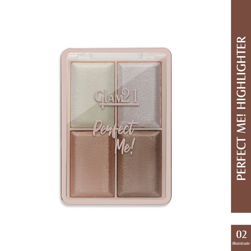 GLAM21 Perfect Me! 4 Shades Highlighter Palette Blusher