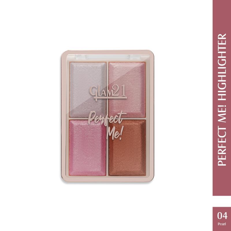 GLAM21 Perfect Me! 4 Shades Highlighter Palette Blusher
