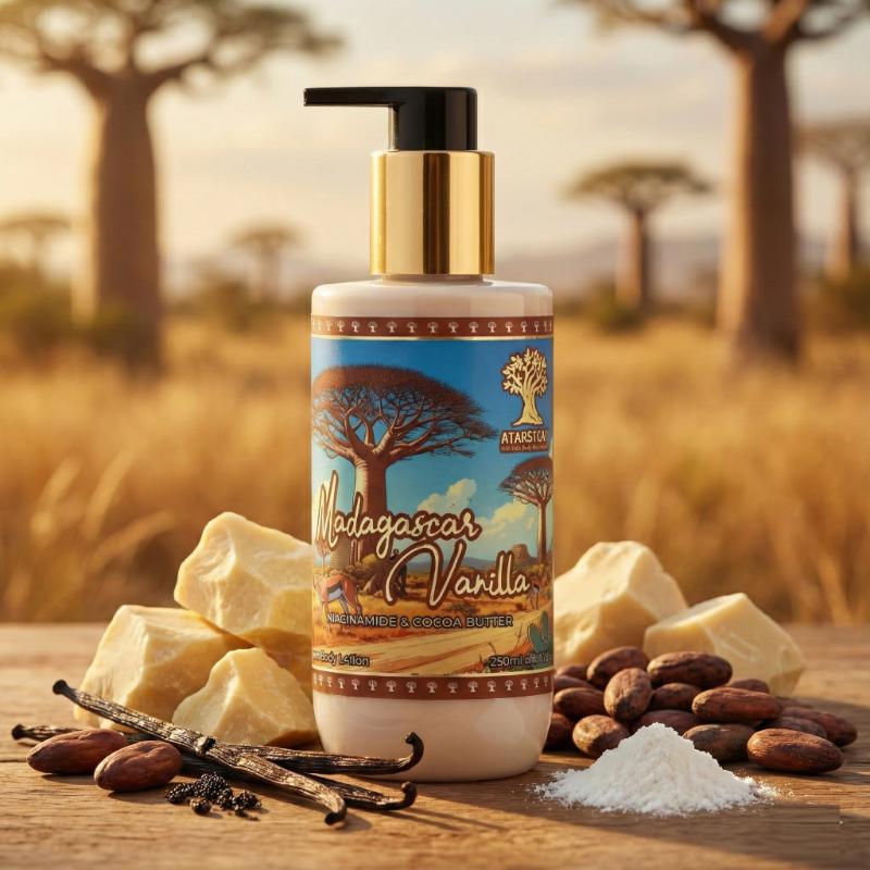ATARSTORY Madagascar Vanilla Perfume Body Lotion